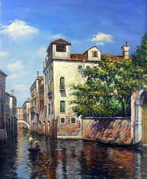 1130-T2 | 50cm x 61cm | canal vénisien 